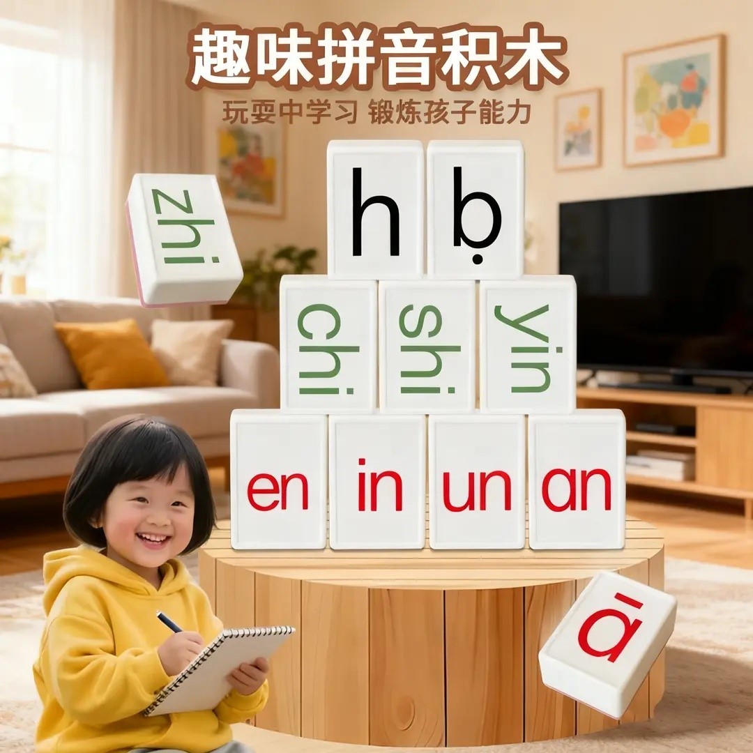 拼音字母益智桌游学习玩具学前教