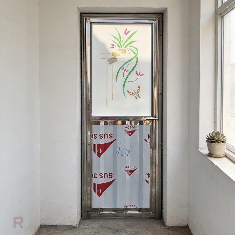 加厚不锈钢门单门防盗门不锈钢单门出租房门入户门室外单门阳台门