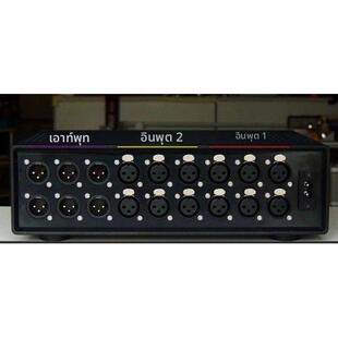 5.1声道(6声道)全平衡XLR卡侬立体声音频切换器2进1出/1进2出