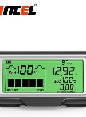 ANCEL 12V铅酸蓄电池检测仪 充电测试 健康显示 汽车检测仪
