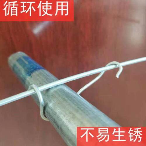 温室大棚配件骨架热镀锌管线卡钢管卡扣压顶簧钢丝钩夹卡子顶弹簧