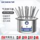 力辰玻璃仪器气流烘干 干器不锈钢C型12孔20试管瓶子器皿干 干燥3