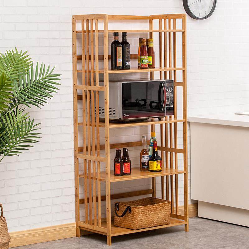 楠竹加厚厨房置物架微波炉架子多层落地储物架客厅烤箱收纳架锅架,厨房/烹饪用具,厨房置物架/置物柜/角架,淘宝优惠券,粉丝福利购,淘宝优惠卷
