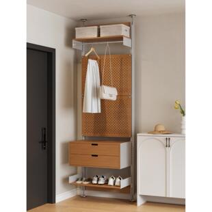 书格有物【80cm】顶天立地置物架客厅玄关衣帽架洞洞板鞋架展示架