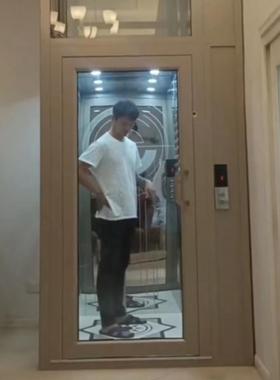 家用电梯二三四五六层室外室内别墅自建房复试液压式曳引式观光梯