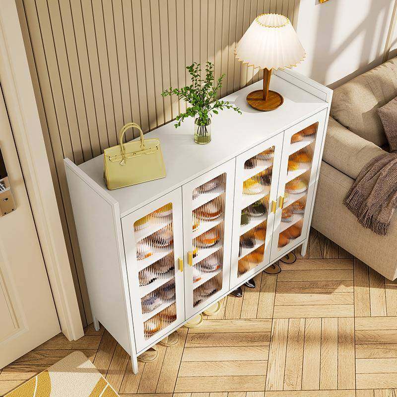 钢制鞋柜防尘家用门口入户玄关柜新款靠墙一体收纳柜落地多层鞋架,住宅家具,鞋柜,淘宝优惠券,粉丝福利购,淘宝优惠卷