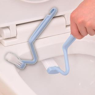 卫生间S型马桶刷 日式死角清洁刷创意坐便器刷塑料弯曲刷洁厕刷子