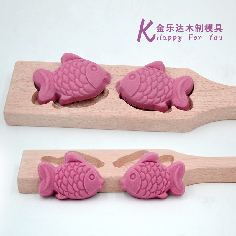 木质面食模具月饼烘培绿豆糕
