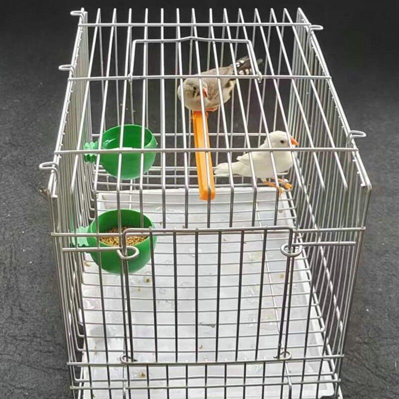 小鸟笼小笼金属镀锌笼外出笼发货