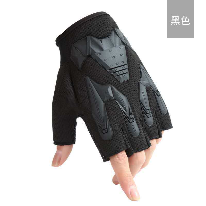 战术手套男户外运动骑行摩托车手套军迷防护半指健身战斗手套