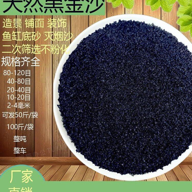 黑金沙多肉植物铺面石鱼缸底部