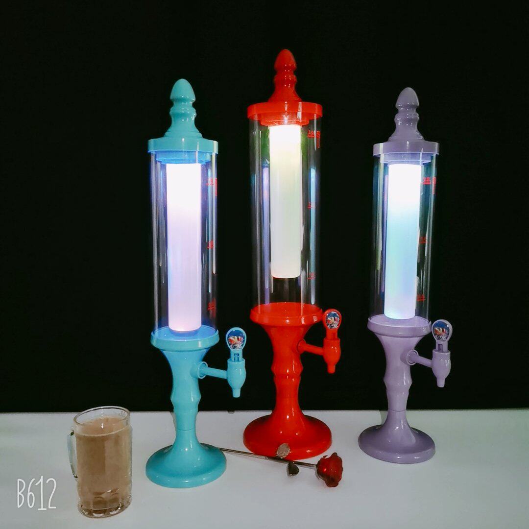 酒炮酒吧专用洋酒欧式饮料桶扎啤分酒器桶商用创意发光发光酒具