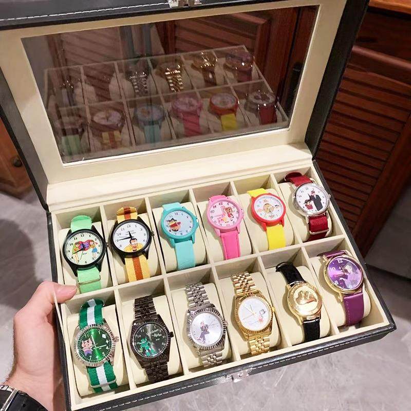 手表盒收纳盒家用手表盒子整理盒高档精致腕表展示盒机械表收藏盒