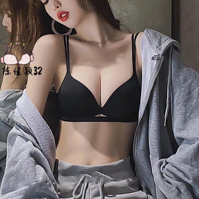 日系2026新款夏季薄款内衣女小胸聚拢防下垂收副乳无钢圈内衣套装
