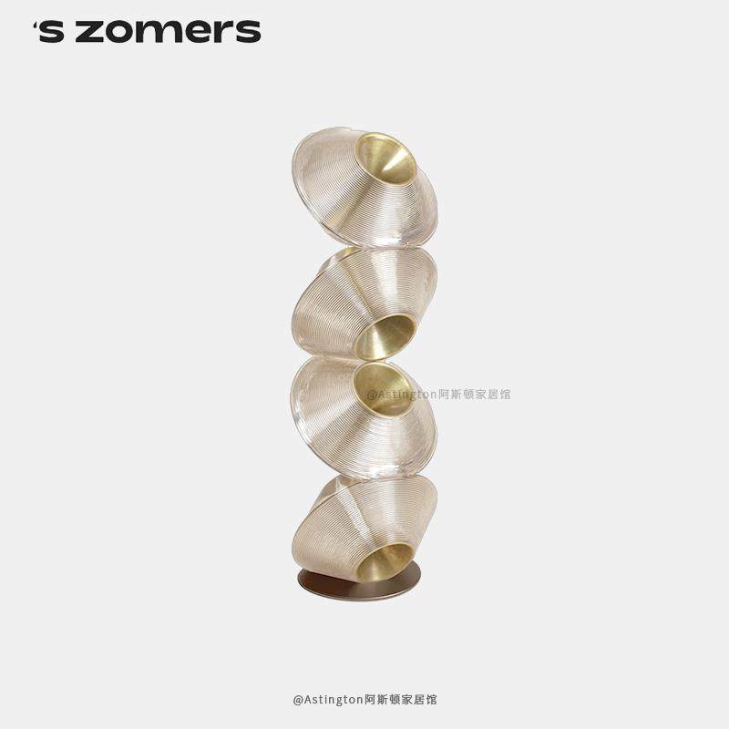 荷兰Dirk van der Kooij天然树脂落地灯法式覆古客厅沙发角气氛灯