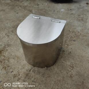 沉降观测点保护盒不锈钢保护盒外挂方形马蹄形地面墙面基点保护盒