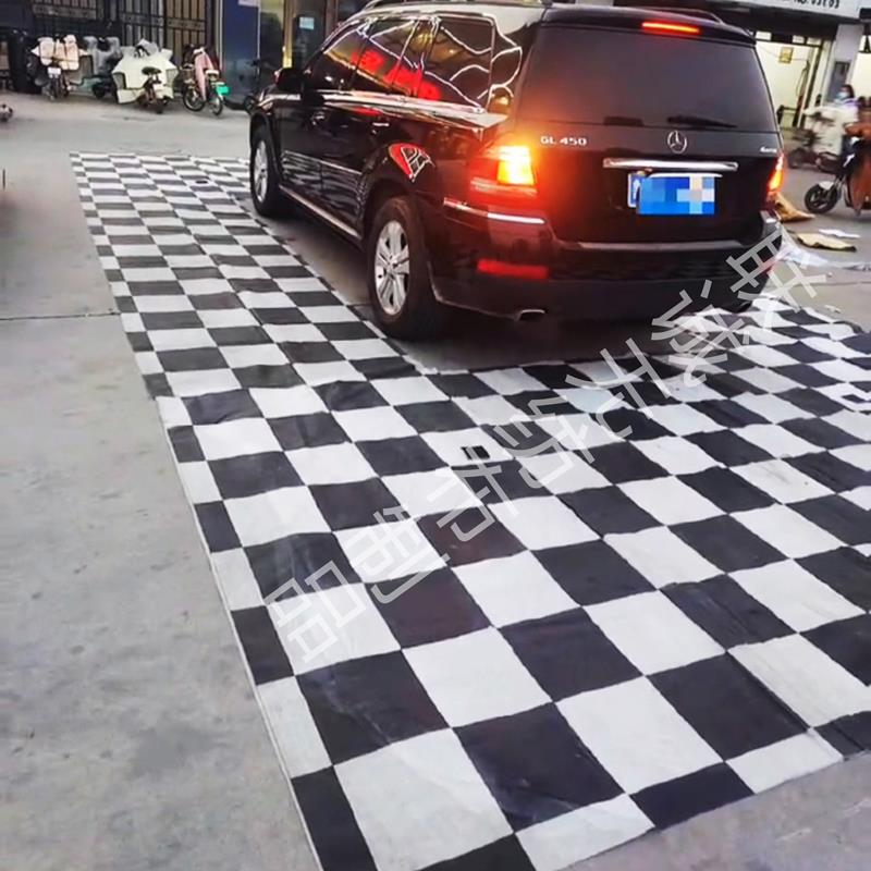 360度探长专用无缝全景行车记录仪调试布标定布3D立体校正布整张