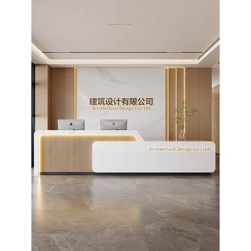 烤漆公司前台接待台医院导诊台口腔诊所吧台收银台美容院前台定制