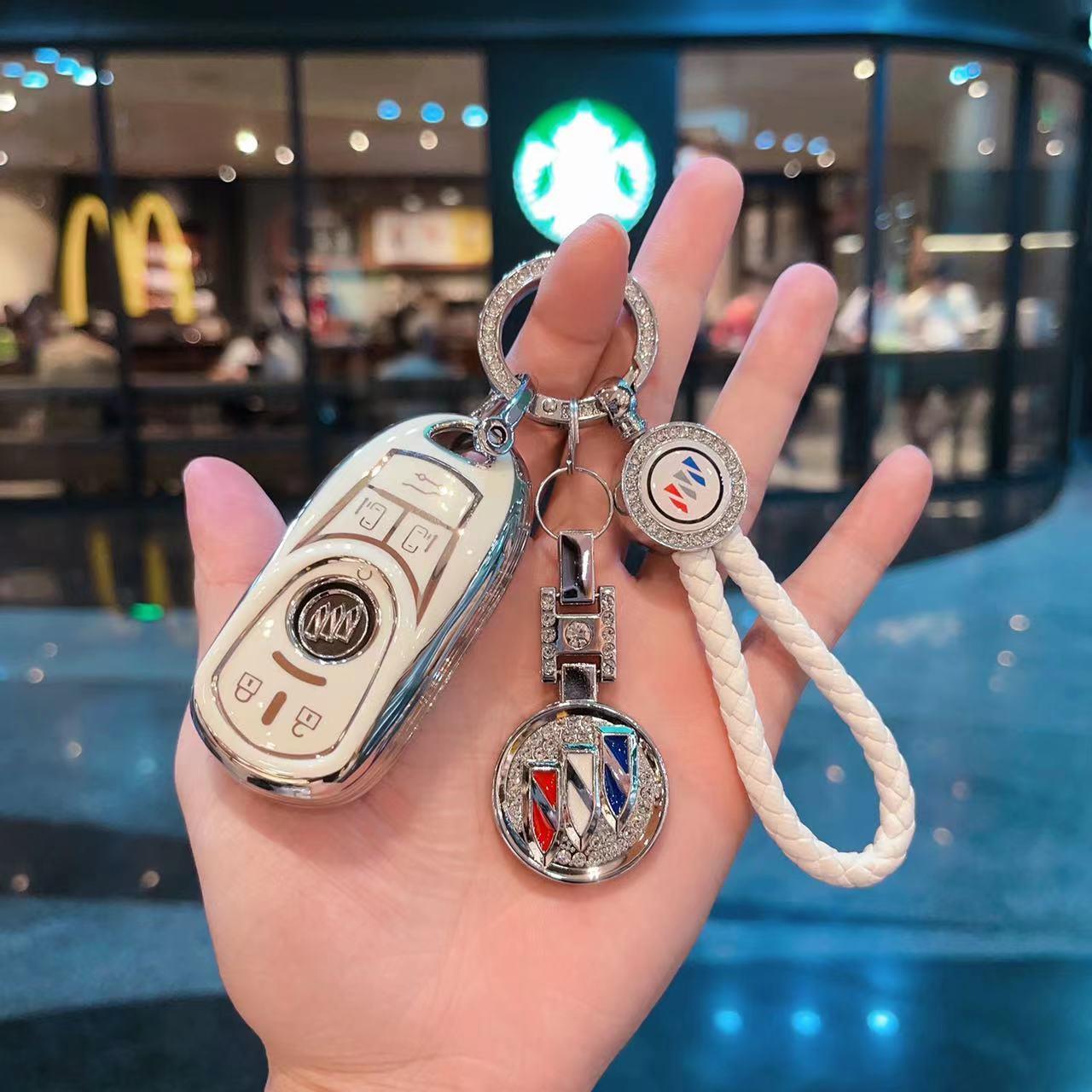 23款新款别克GL8钥匙套女ES陆尊653T胖头鱼艾维亚自动门壳扣包