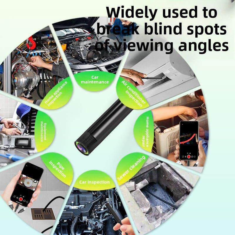 手机内窥镜高清摄像头下水道疏通汽车维修工业级管道检测连接计算