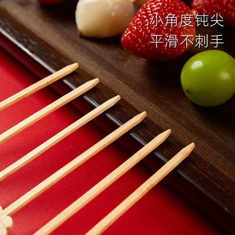 热销可爱迷你冰糖葫芦串签儿童创意网红卡通竹签子水果串叉糖葫芦