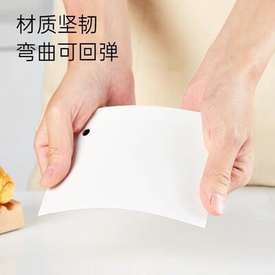 热销塑料梯形刮板奶油蛋糕刮板刮刀面团切刀烘焙工具切面刀面团刮