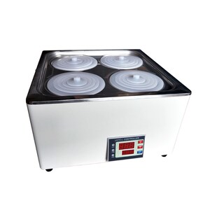 热销数显恒温水浴锅实验室带定时防干烧磁力搅拌HH-12468孔控温水