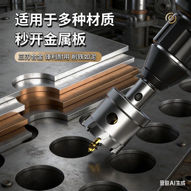 热销金属开孔器不锈钢扩孔器304不锈钢专用硬质合金铝板木板硅钙