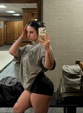 TT WOLVES独家!超柔软舒适男女同款夏季宽松健身运动水洗T恤S13