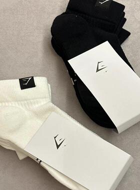 TT WOLVES独家!鲨鱼男女同款低帮运动健身超舒适柔软无缝短袜W8