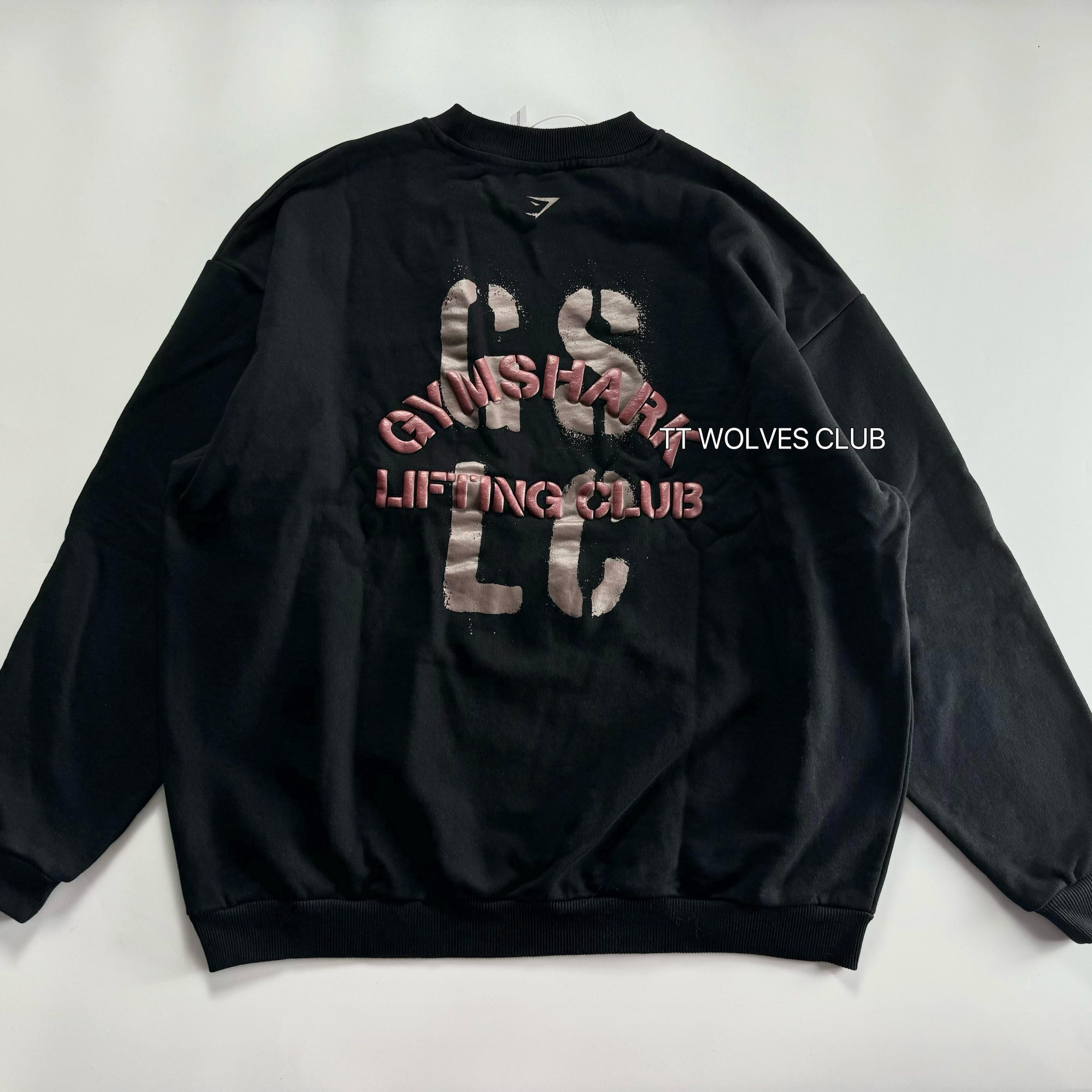 运动健身女士圆领宽松卫衣毛圈