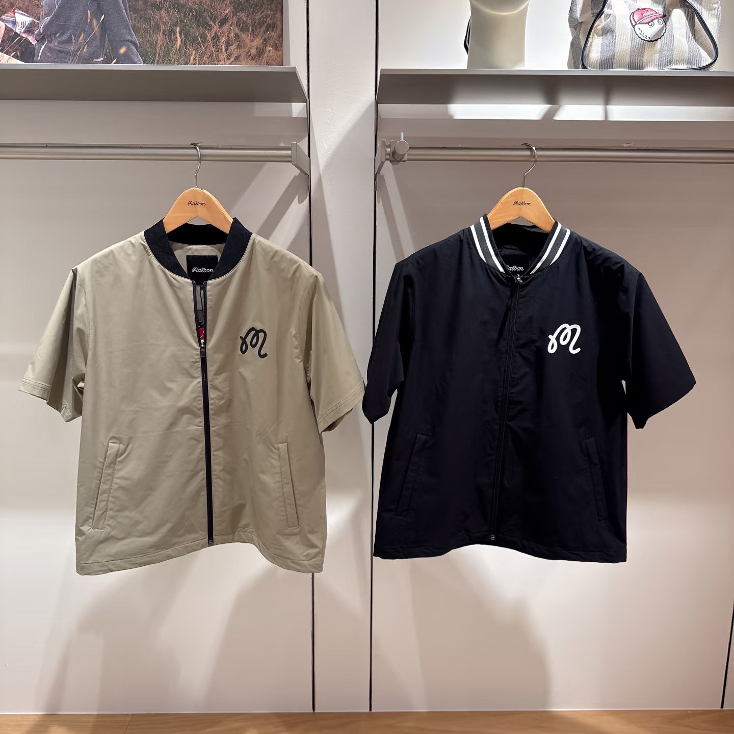 MALBON韩国高尔夫球服男26夏季户外防风短袖夹克外套速干运动上衣