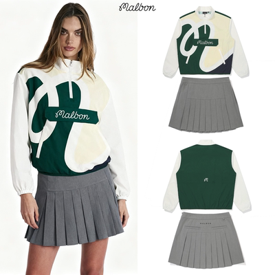 MALBON高尔夫女装套装外套短裙