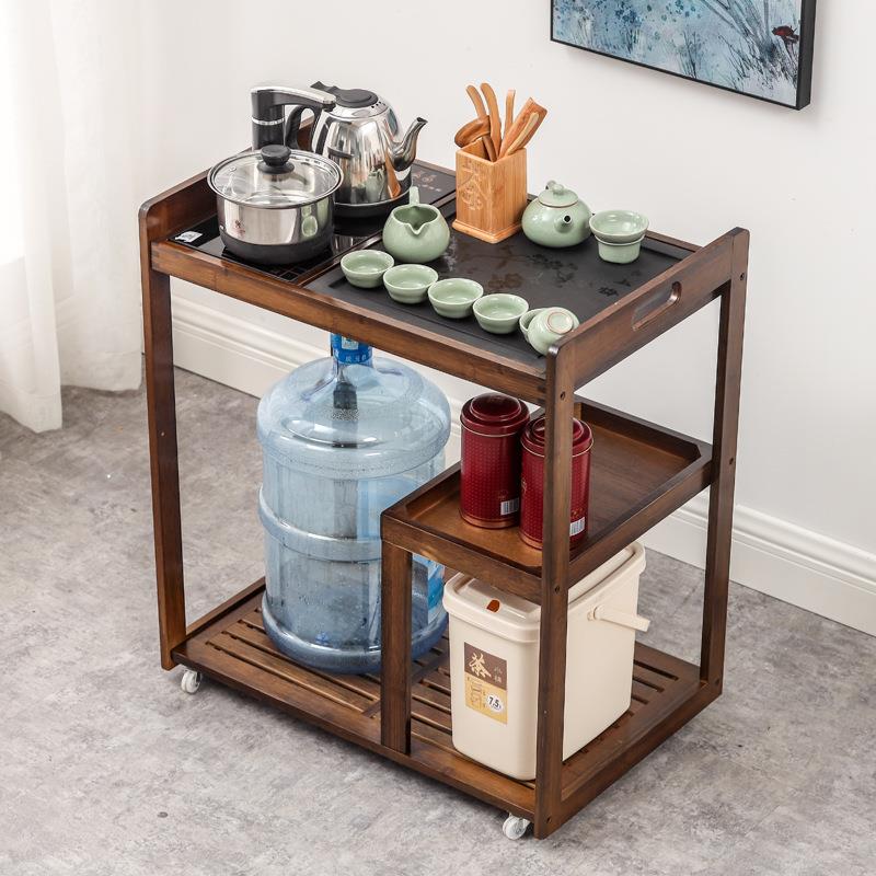 厂家直销茶桌移动茶车简约带轮泡茶水柜茶几茶台沙发边几