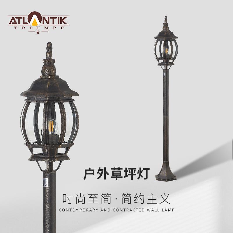 户外LED花园灯欧式庭院灯草坪灯防水墙头灯大门灯别墅门柱灯