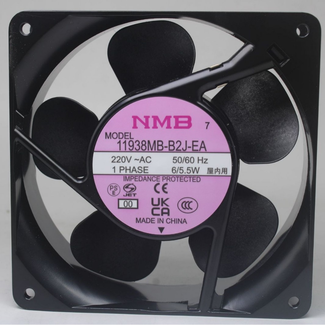 全新原装NMB 12038/220V滚珠插片静音机箱散热风扇11938MB-B2J-EA