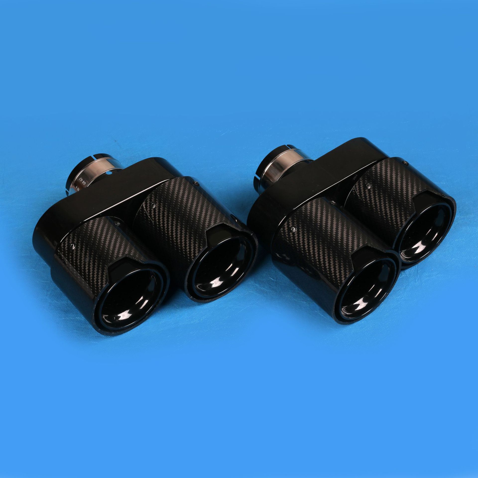 适用于宝马X5X7四出尾喉G05G07排气管改装碳纤维尾喉MP尾嘴无损安