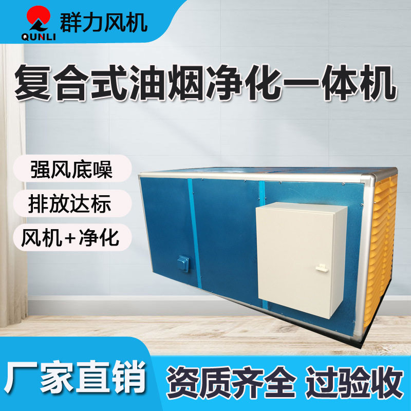 油烟净化一体机 商用餐饮酒店饭店厨房环保油烟净化设备 厂家直销