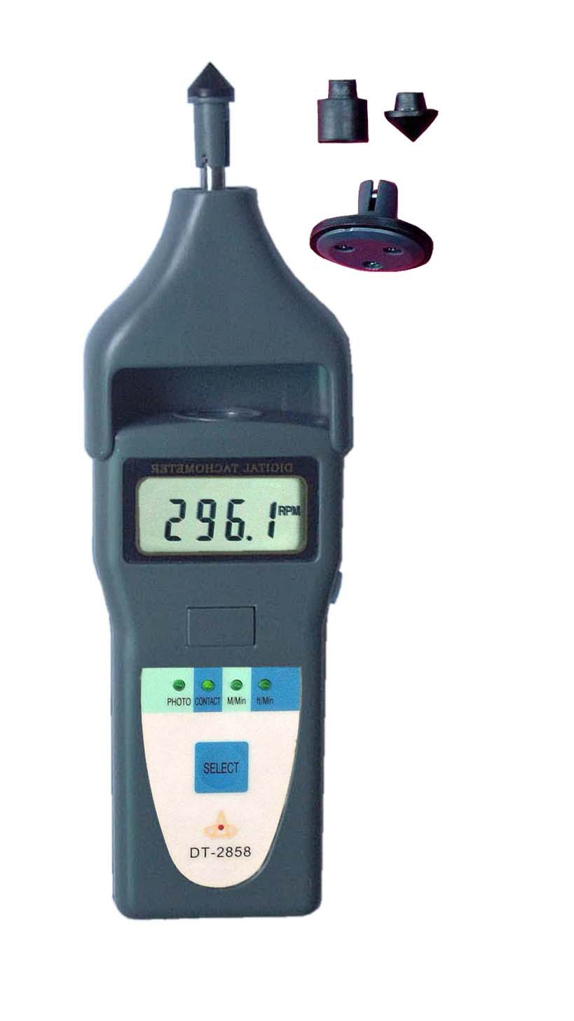 【厂家】光电/接触/线速度表DT-2858 电机的转速线速度频率检测仪