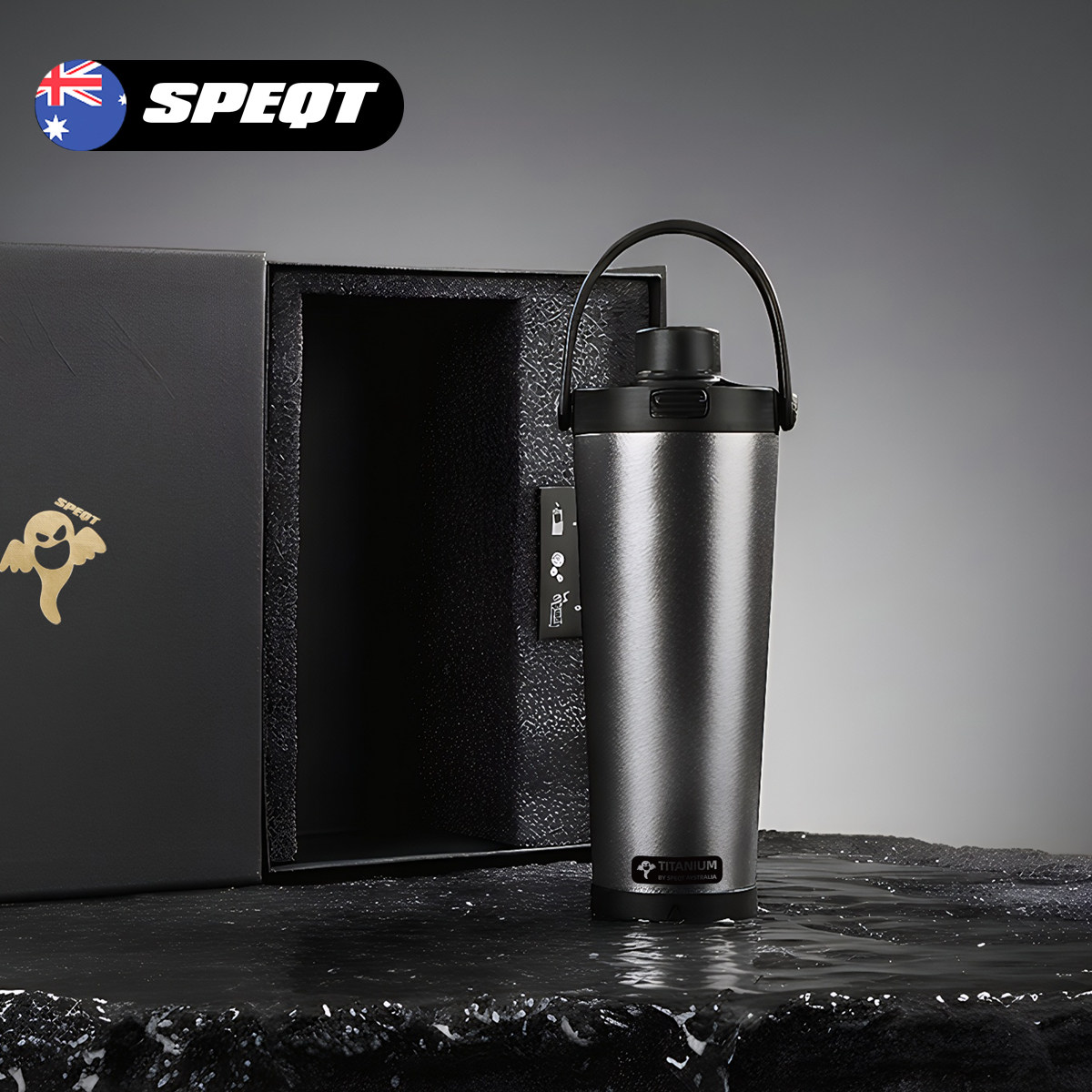 澳大利亚SPEQT 纯钛保温杯高颜值水杯商务高端节日送礼物男生日