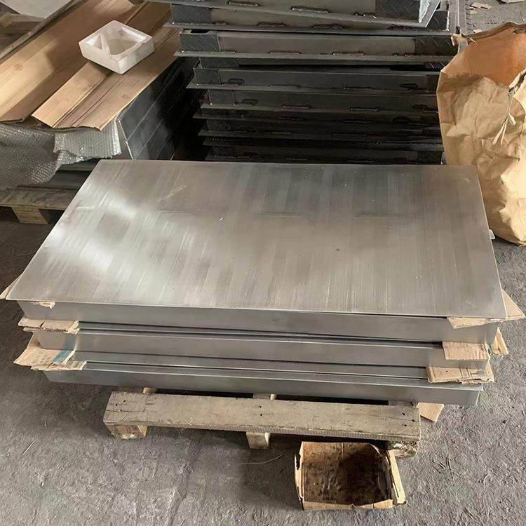 2吨不锈钢电子地磅1.5X1.5米带4-20mA信号输出全不锈钢防水地磅T