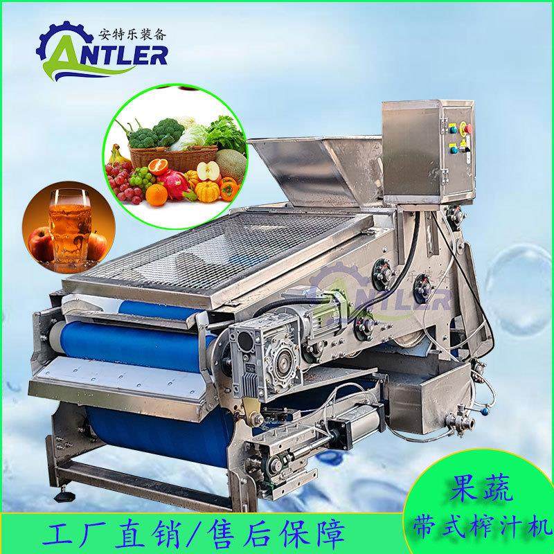 厂家直供工业果蔬带式榨汁机苹果榨汁机食品级高效率全自动节能