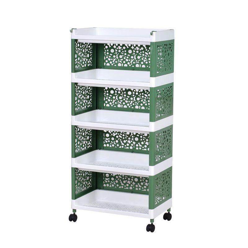 客厅卧室厨房浴室多层带轮移动置物架塑料落地储物架卫生间收纳架