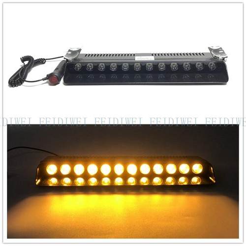 02013 现货 S12 12V 长排汽车吸盘LED爆闪灯12W LED爆闪灯吸盘灯