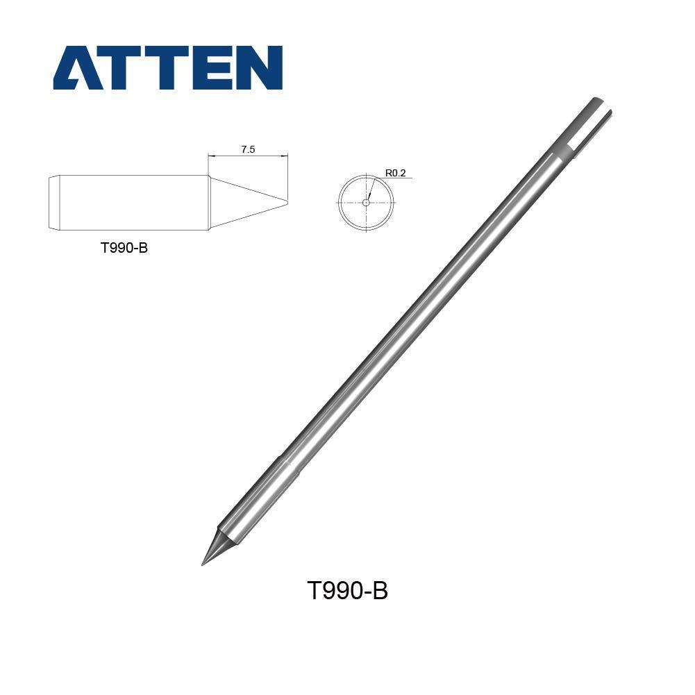 安泰信T990烙铁头一体式插拔发热芯ST990电焊台ST8602D专用电烙铁