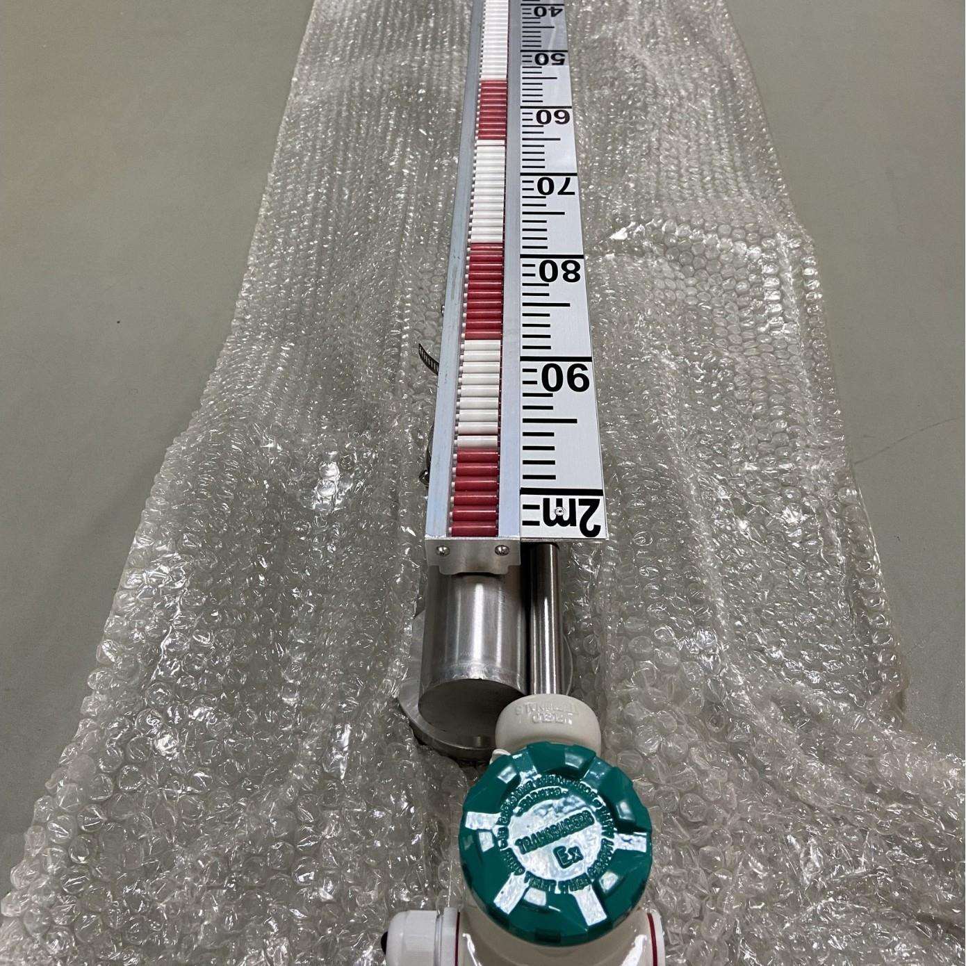 不锈钢浮球 UHZ磁翻板液位计4-20mA输出