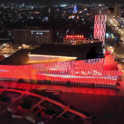 网格屏 led点光源透明防水像素屏柔性屏新媒体柔性透明网格屏厂家