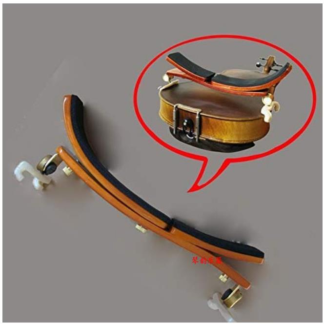 多角度调节小提琴木质肩托肩垫