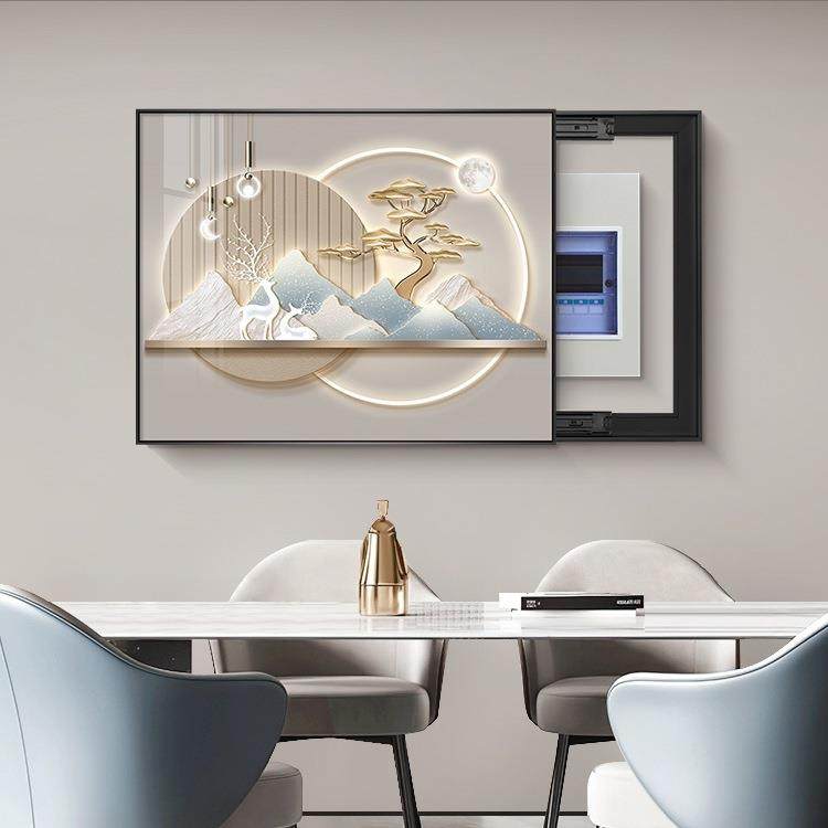 轻奢电表箱装饰画电闸箱信号箱遮挡挂画高级感配电箱盖板2025新款,农机/农具/农膜,播种栽苗器/地膜机,淘宝优惠券,粉丝福利购,淘宝优惠卷