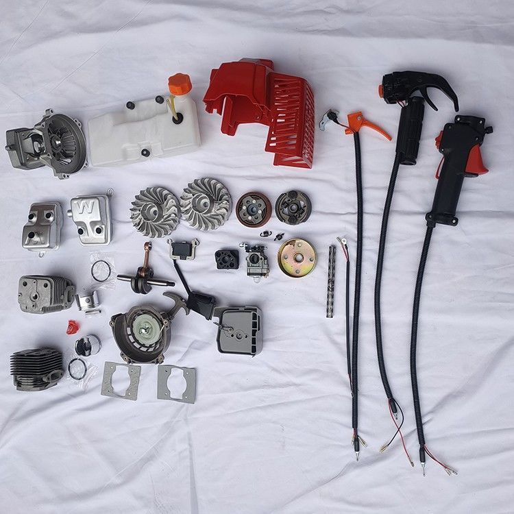 地钻钻洞机打洞机配件63CC/48F启动器空气滤芯器化油器油壶高压包